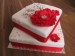 dort svatební červený